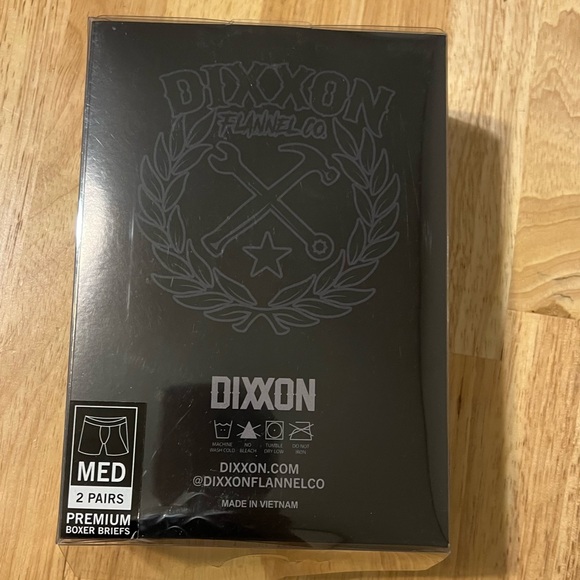 Dixxon Men's Premium Boxer Brief 2-Pack Size M Blue/Gray NIB - Picture 2 of 2
